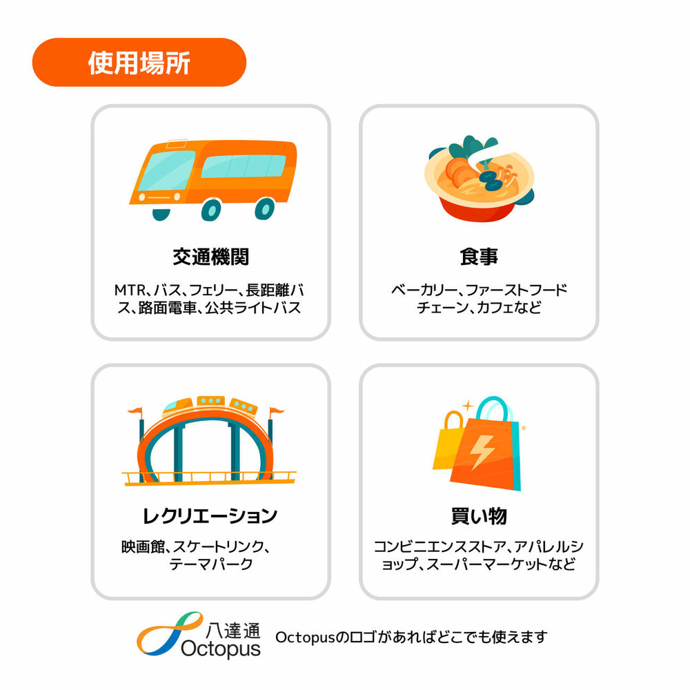 オクトパスカード 買い方 オクトパスカードでできること