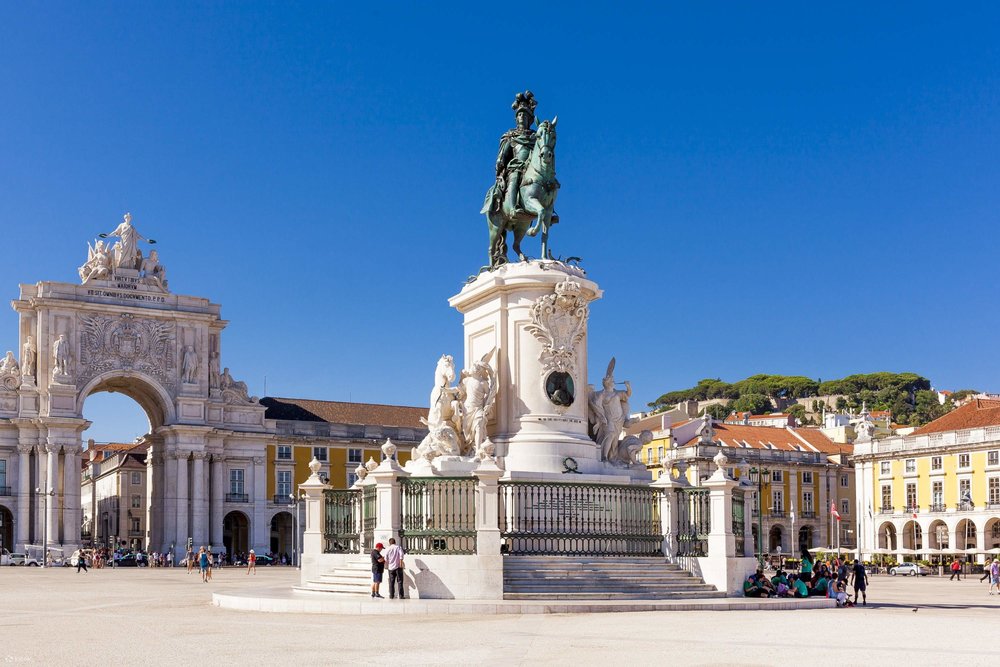 The Praça do Comércio in Lisbon, Portugal
