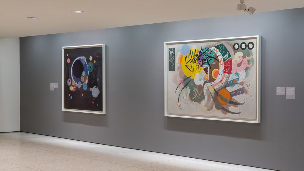 artwork at one of the myc museums the guggenheim museum