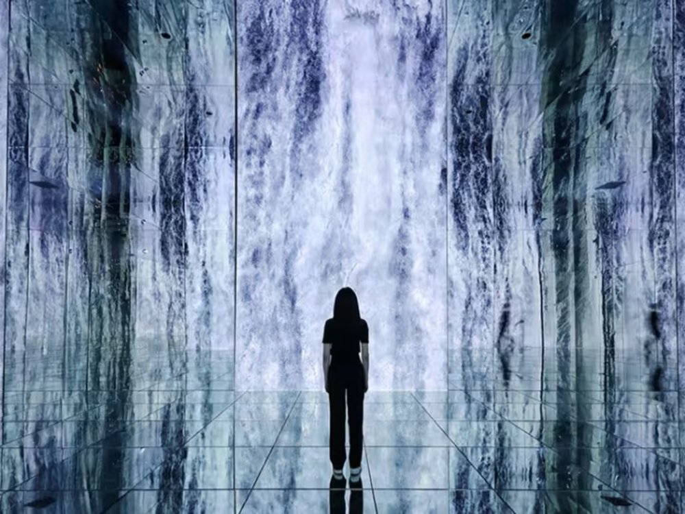 Room at immersive exhibit the Arte Museum in NYC