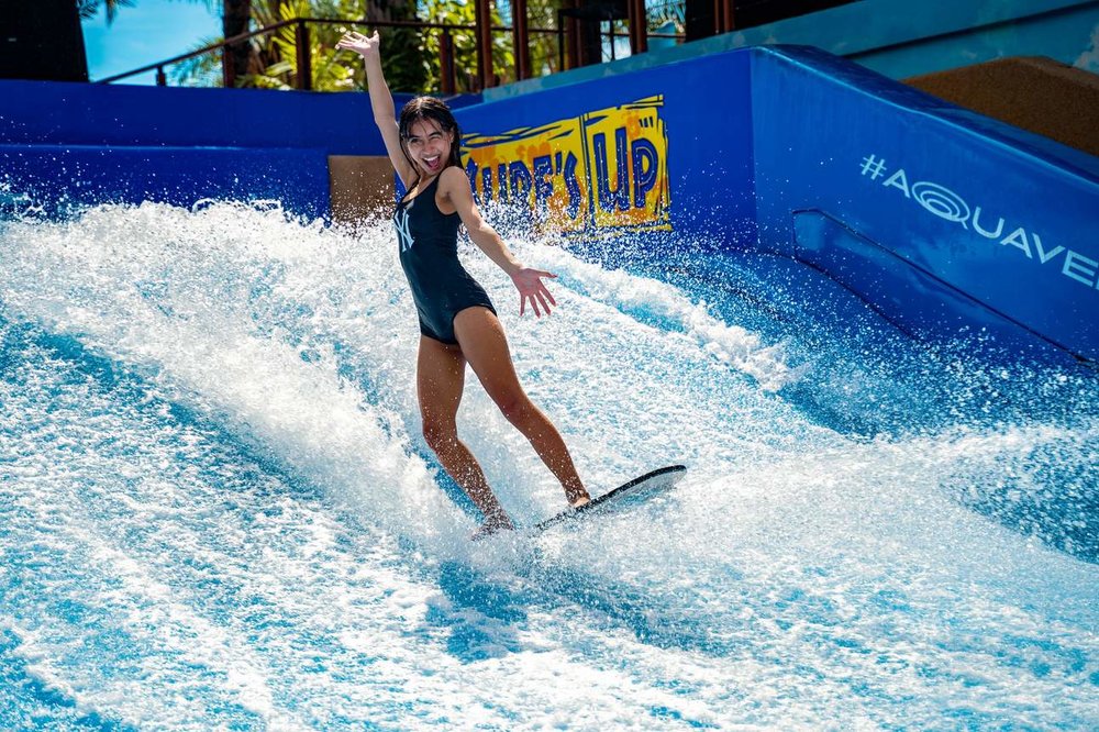 Surf’s Up Surf Simulator in Columbia Pictures Aquaverse
