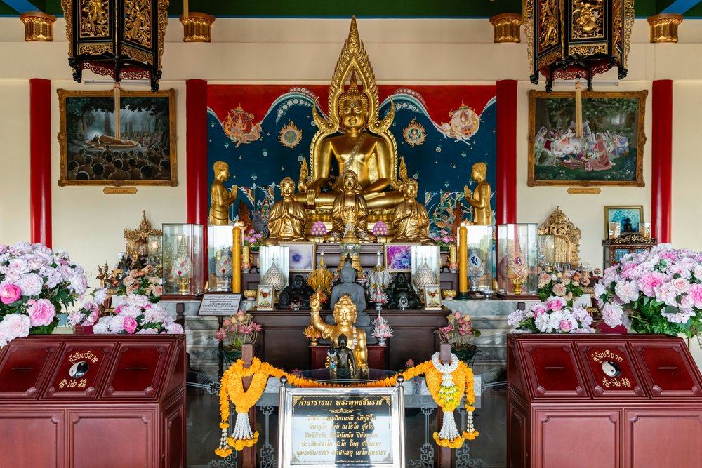 One of the shrines within the Anek Kuson Sala Temple in Pattaya