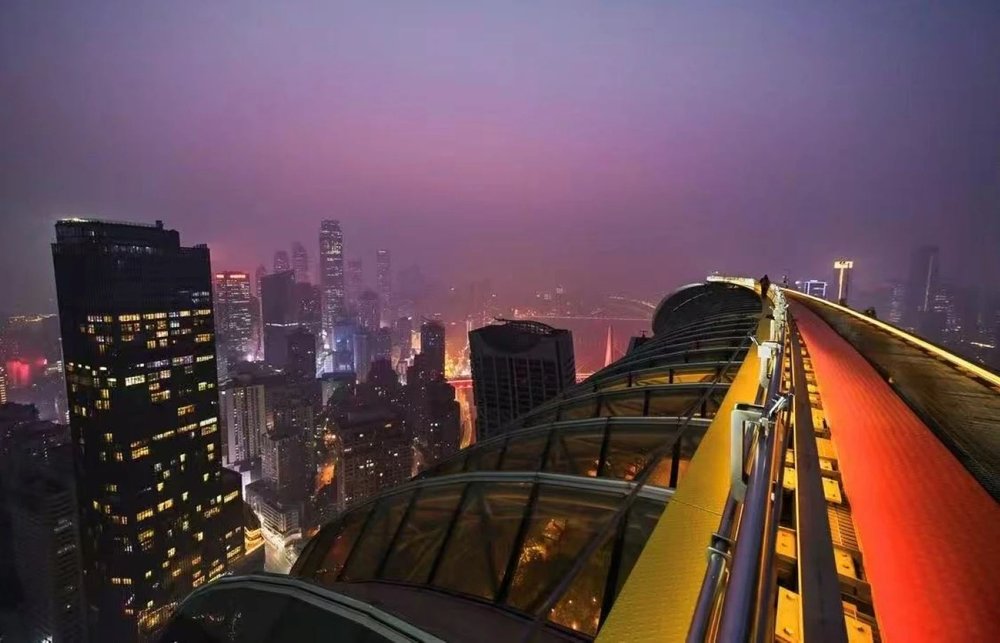 sg - chongqing raffles city skywalk