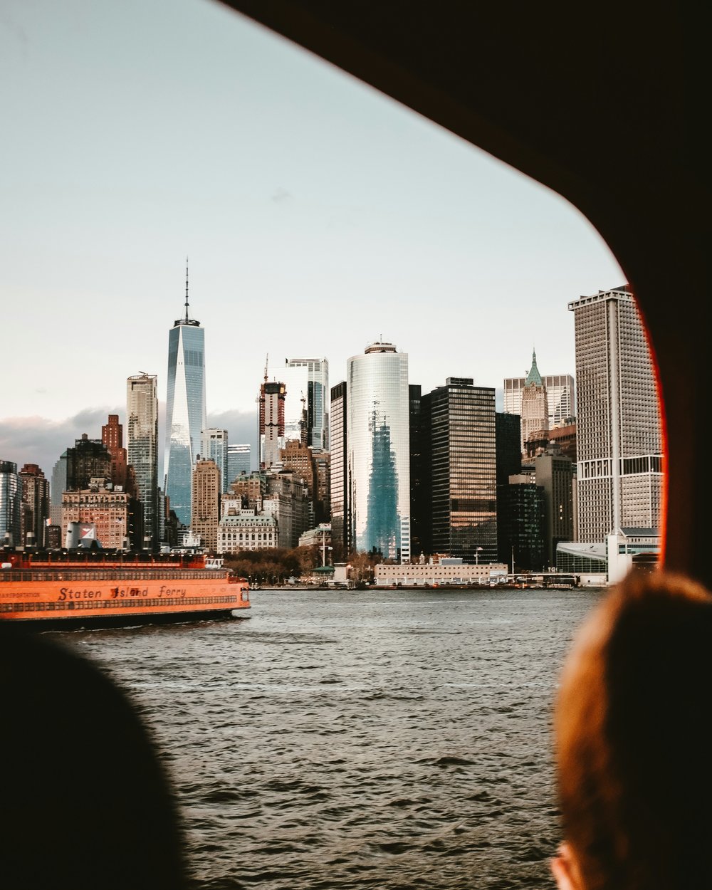 New York skyline from the Staten Island Ferry