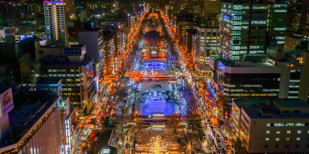 札幌聖誕燈飾, 北海道聖誕節, 北海道聖誕燈飾, 北海道聖誕市集, 札幌白色燈樹節