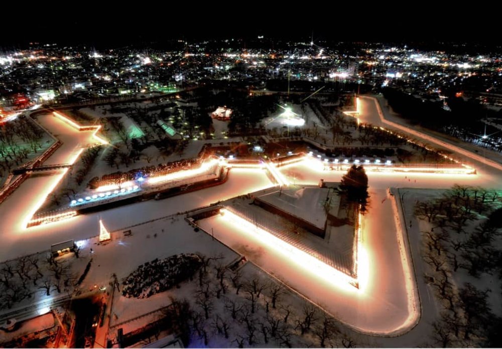 函館聖誕燈飾, 北海道聖誕節, 北海道聖誕燈飾, 北海道聖誕市集, 五稜星之夢彩燈