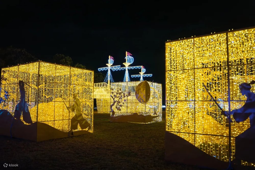 大阪聖誕, 大阪聖誕燈飾, 大阪聖誕市集, 大阪城彩燈 大阪城 Illuminage, 大阪城燈飾