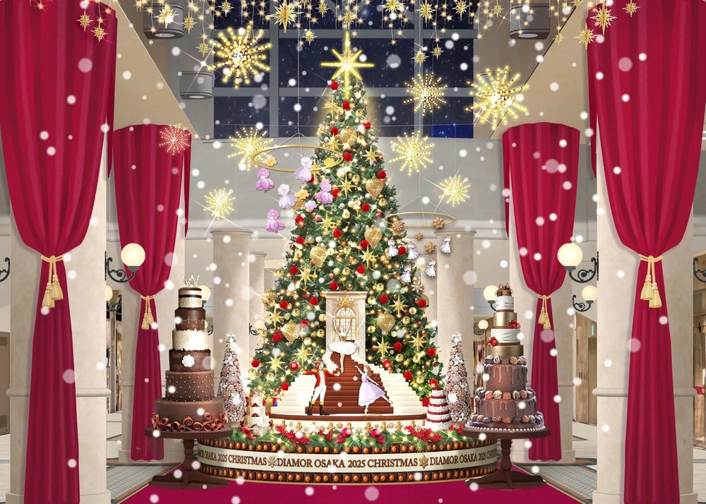 大阪聖誕點燈, 大阪聖誕燈飾, 大阪聖誕市集, Diamor Holy Fantasy, 難波聖誕燈飾, 大阪點燈