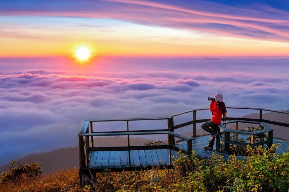 Săn Biển Mây Tại Kew Mae Pan
