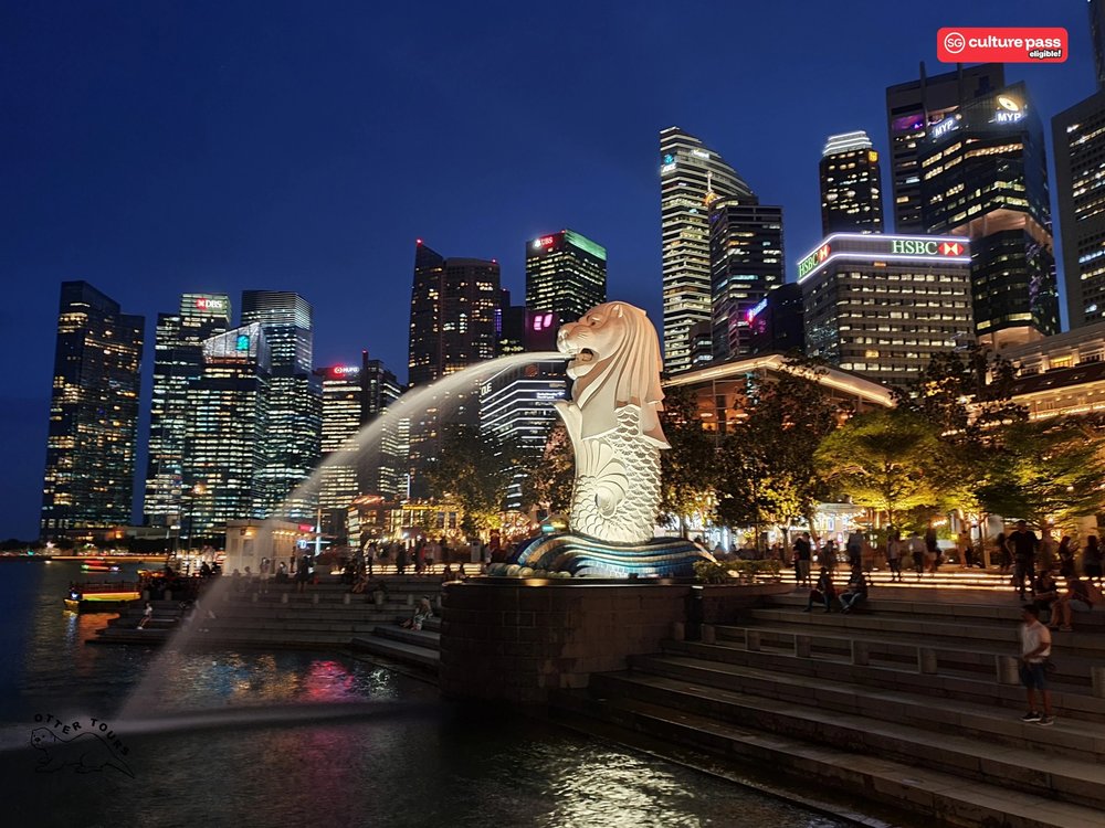 sg - Singapore river and city walking tour