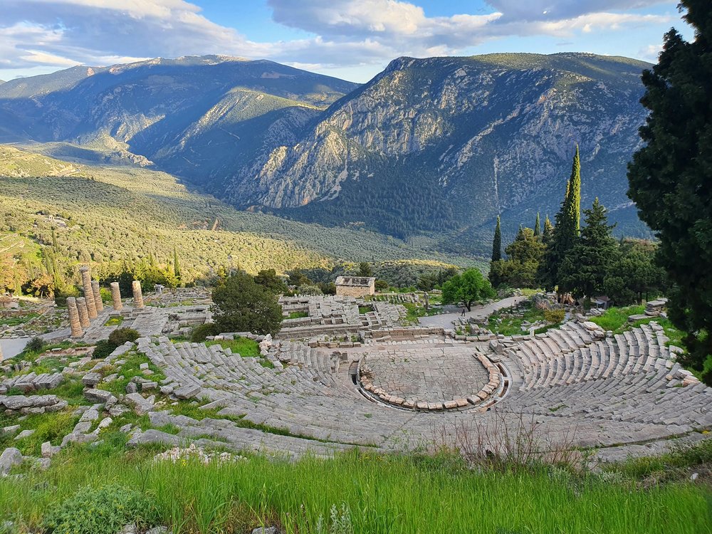 Ancient theater in Delphi