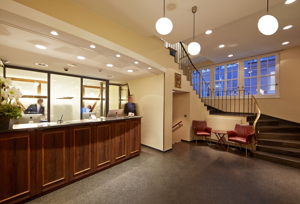 Reception area at Hotel Adler Zurich