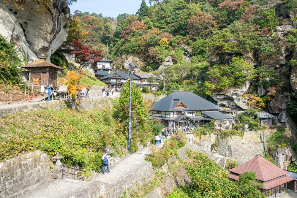 Chùa Yamadera Yamagata