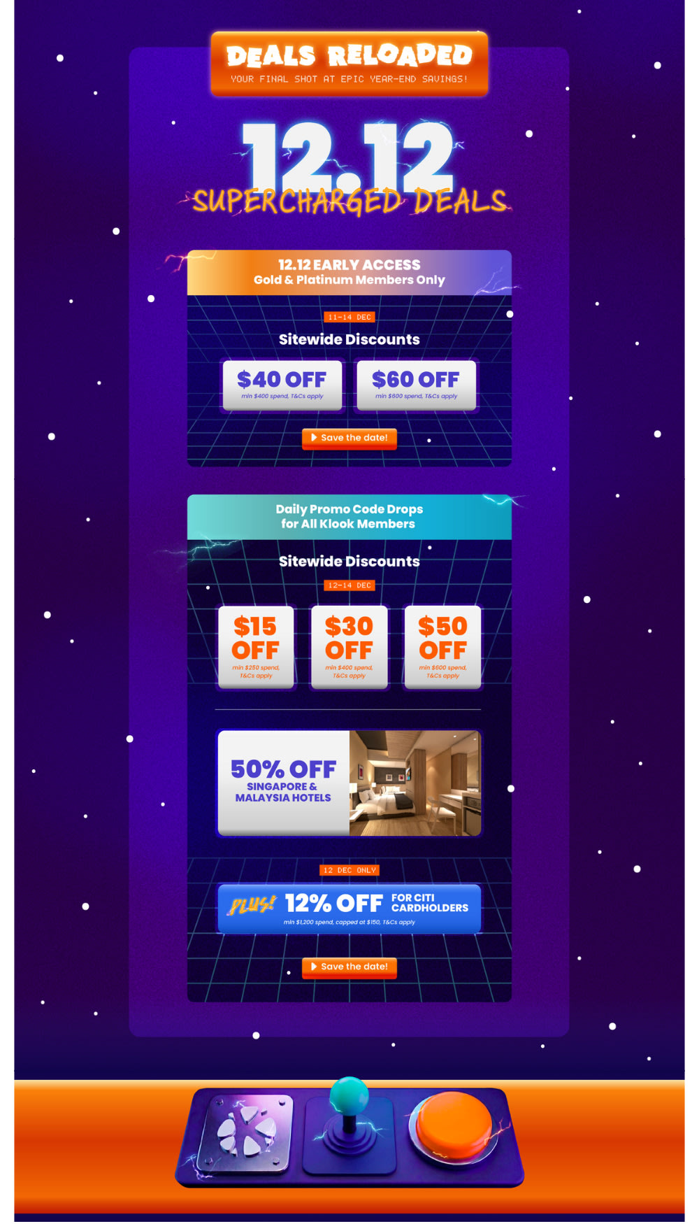 klook year end sale 2025 the klook arcade