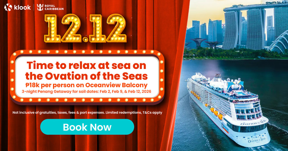 12.12 deal for Ovation of the Seas Cruise by Royal Caribbean