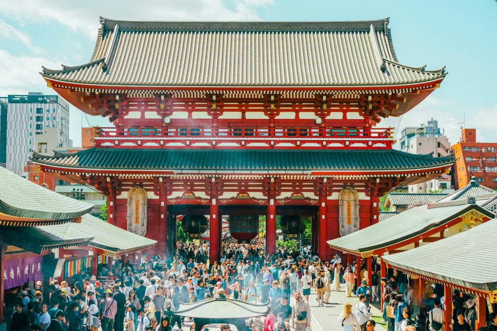 Buổi Chiều: Tham Quan Đền Asakusa Shrine