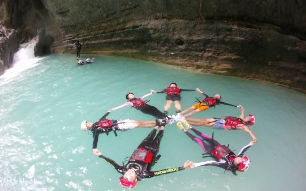 Badian Canyoneering in Cebu and Kawasan Falls Tour
