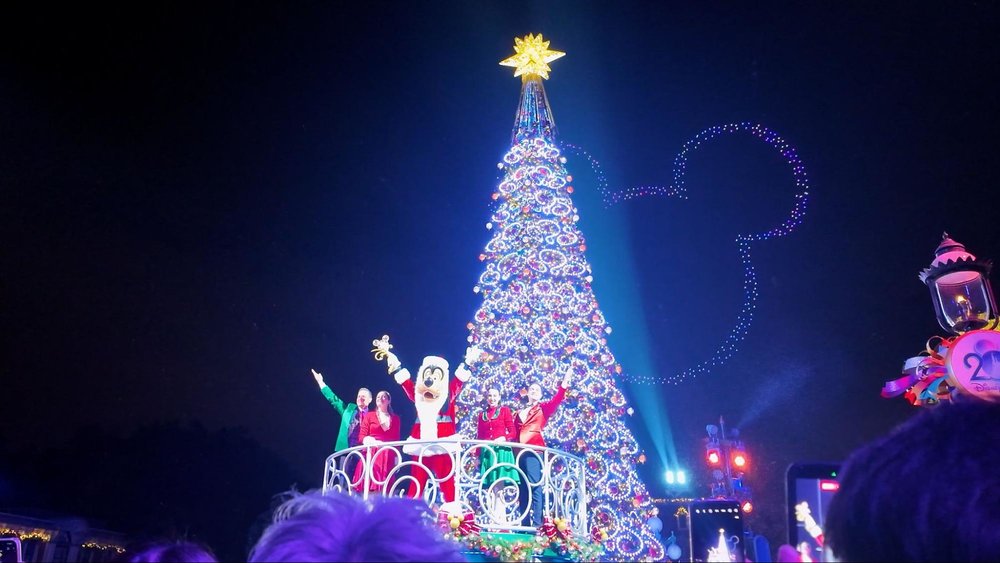 20周年の香港ディズニーランドのクリスマスへ！　ホリデー・ウィッシュ・カム・トゥルー・ツリー点灯セレモニー