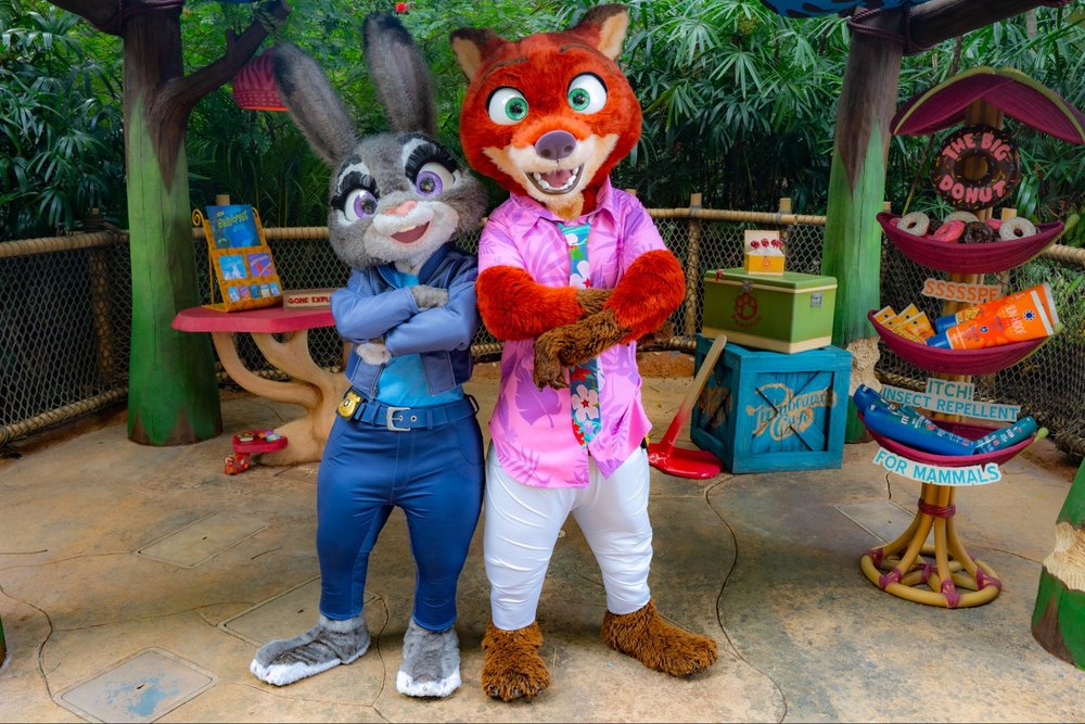 20周年の香港ディズニーランドのクリスマスへ！　ズートピア２　ニックとジュディ　