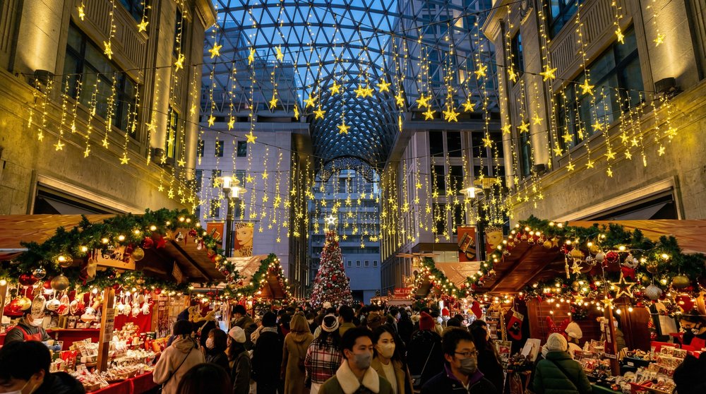 บรรยากาศคริสต์มาสในจีน