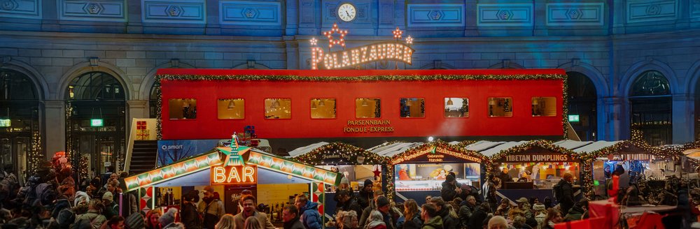 Polarzauber at Zurich Main Station