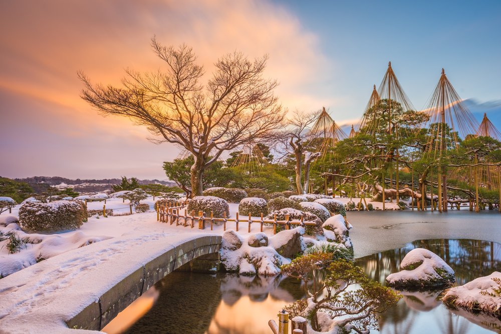 สวนเค็นโรคุเอ็น (Kenrokuen), คานาซาว่า
