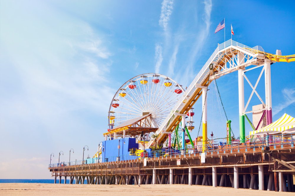 Bến Tàu Santa Monica - Vòng Quay, Biển Xanh Và Vibe California