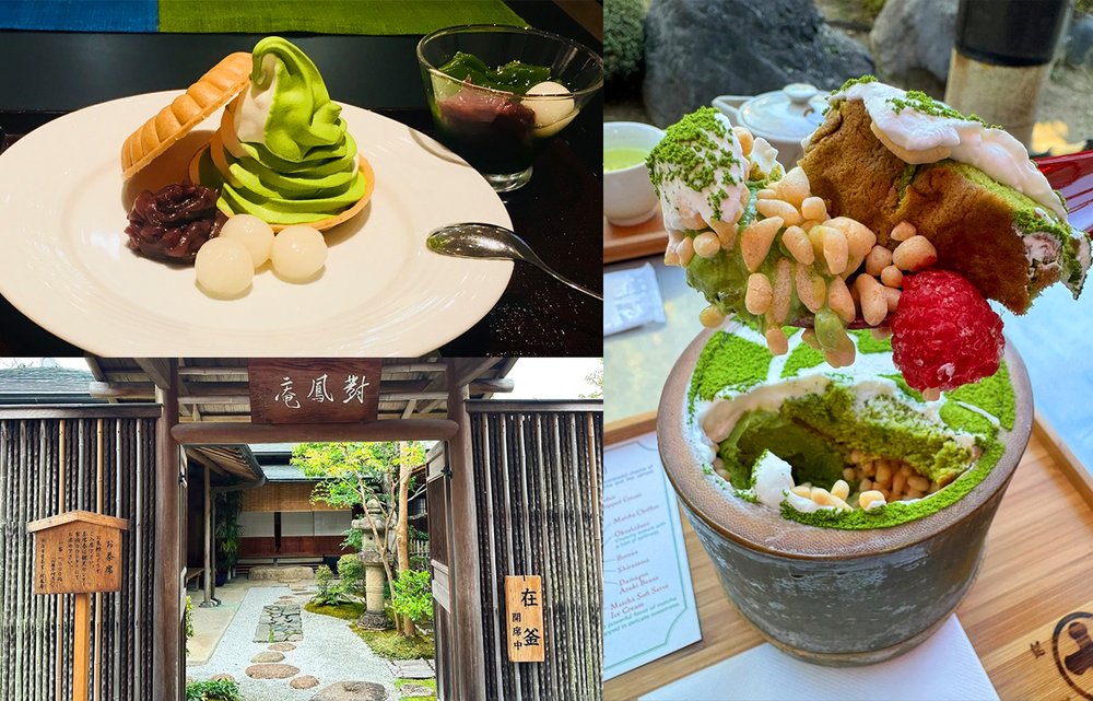matcha desserts in uji day trip from kyoto