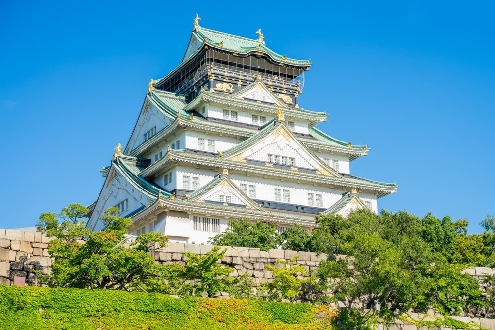 osaka castle on a day trip from kyoto