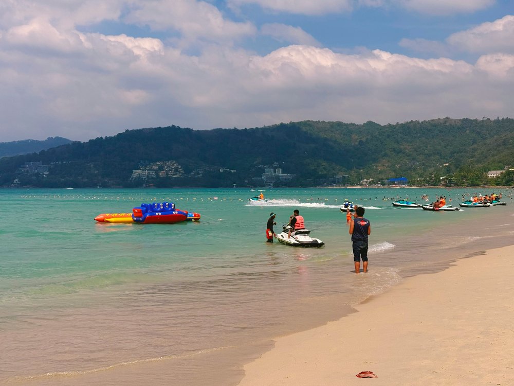 Tourists in Patong Beach