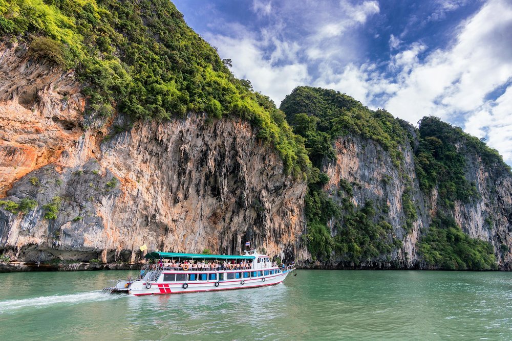 Tourist boat in Thailand 