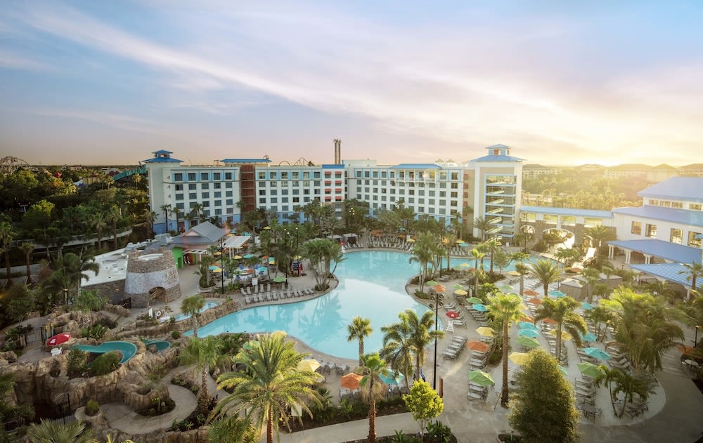 An overview of Universal's Loews Sapphire Falls Resort