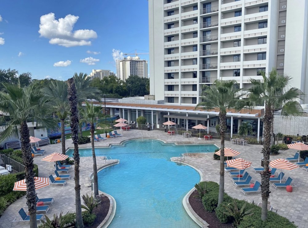 pool area at the holiday inn buena vista disney orlando