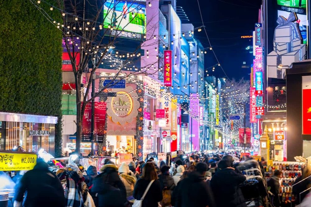 Buổi Tối - Dạo Phố Myeongdong & Khép Lại Ngày Đầu Nhẹ Nhàng