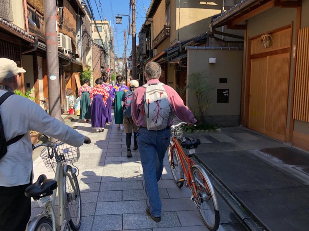Cycle through Kyoto and see different sights of culture