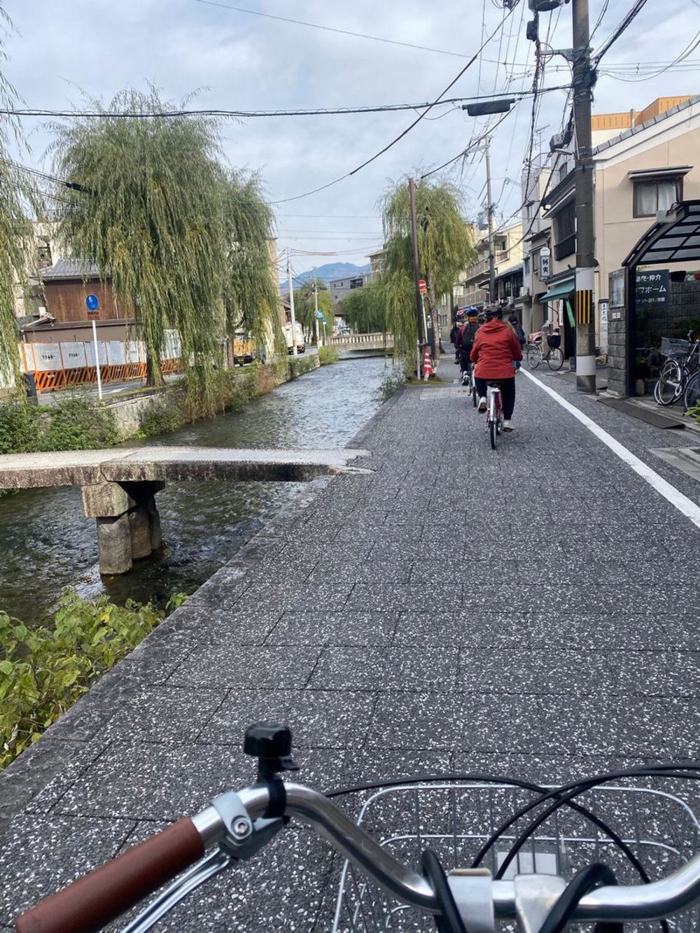 Bask in the wind by the Shirakawa River
