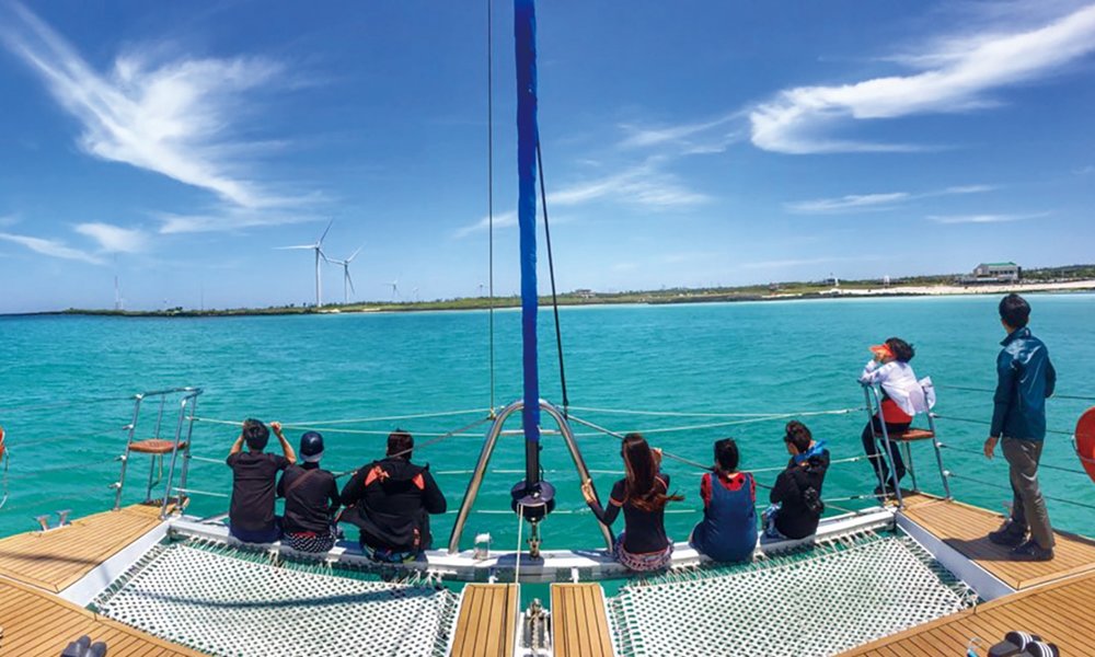 Biển Woljeongri Và Hoàng Hôn Trên Đỉnh Seongsan Ilchulbong