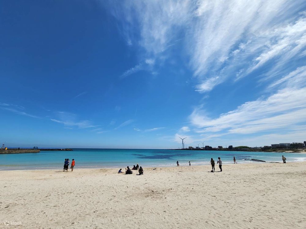 Biển Woljeongri Và Hoàng Hôn Trên Đỉnh Seongsan Ilchulbong