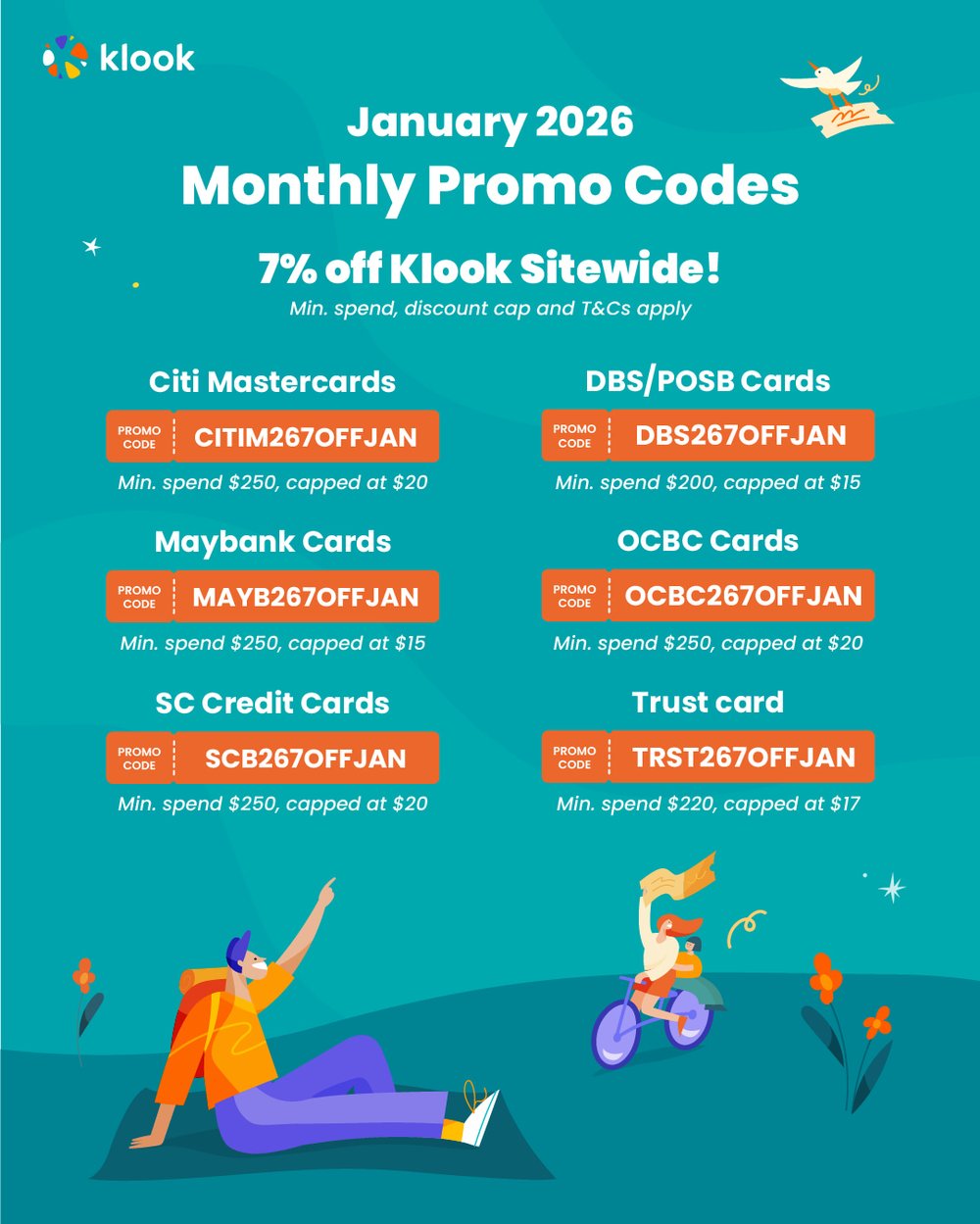 klook promo codes 2026