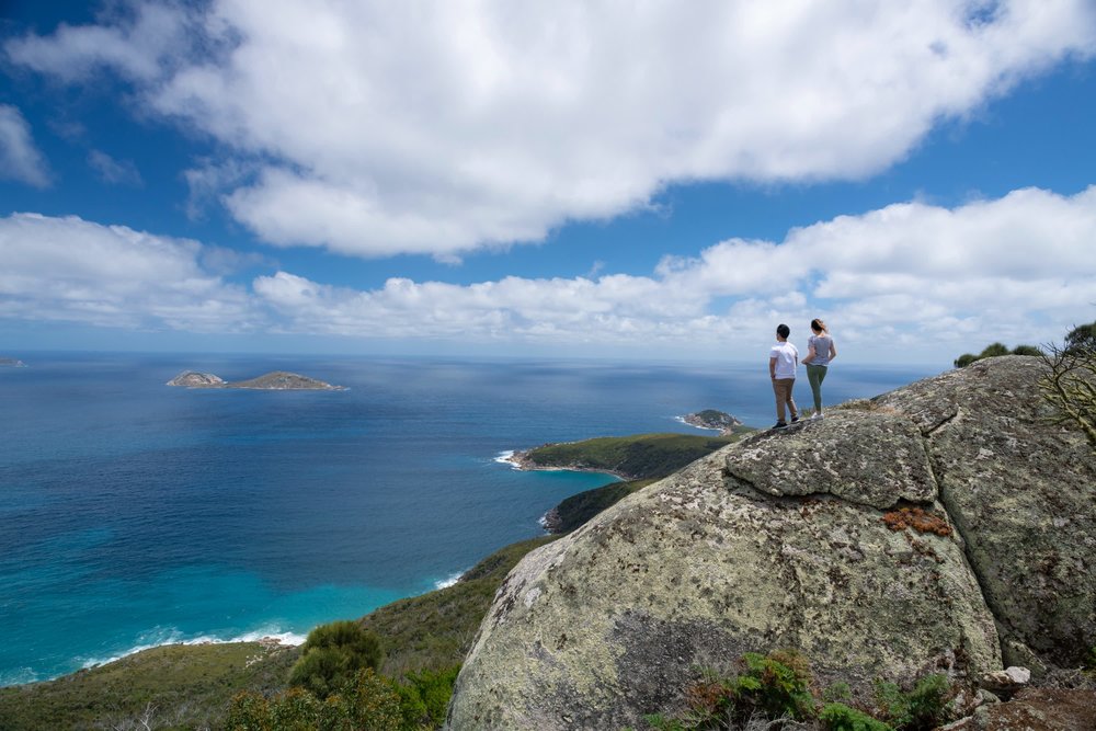 Couple enjoying views of Wilsons Promontory | Photo Credit: Klook