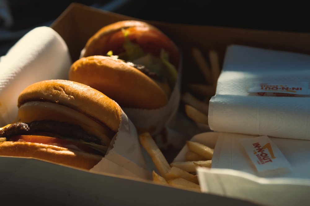 The famous In-N-Out Animal Style burger | Photo Credit: Sarah Jane on Pexels
