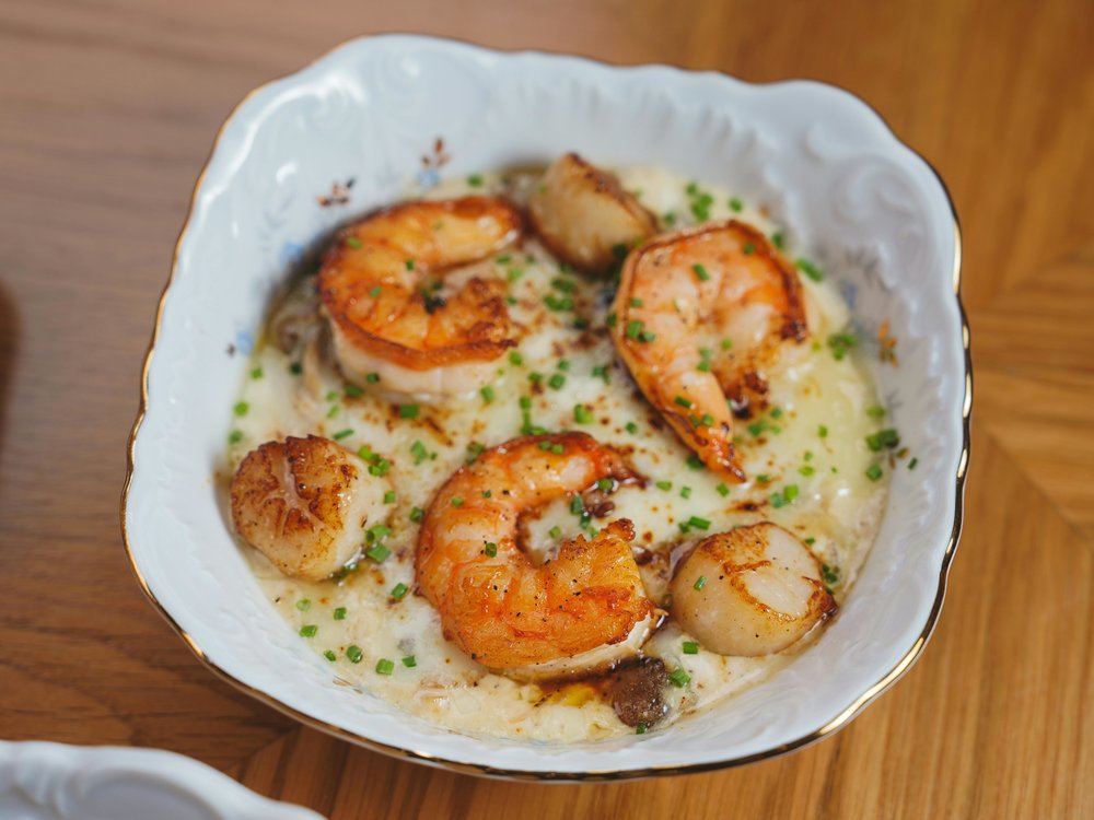 Classic shrimp and grits, creamy and flavourful | Photo Credit: Nadin Sh on Pexels