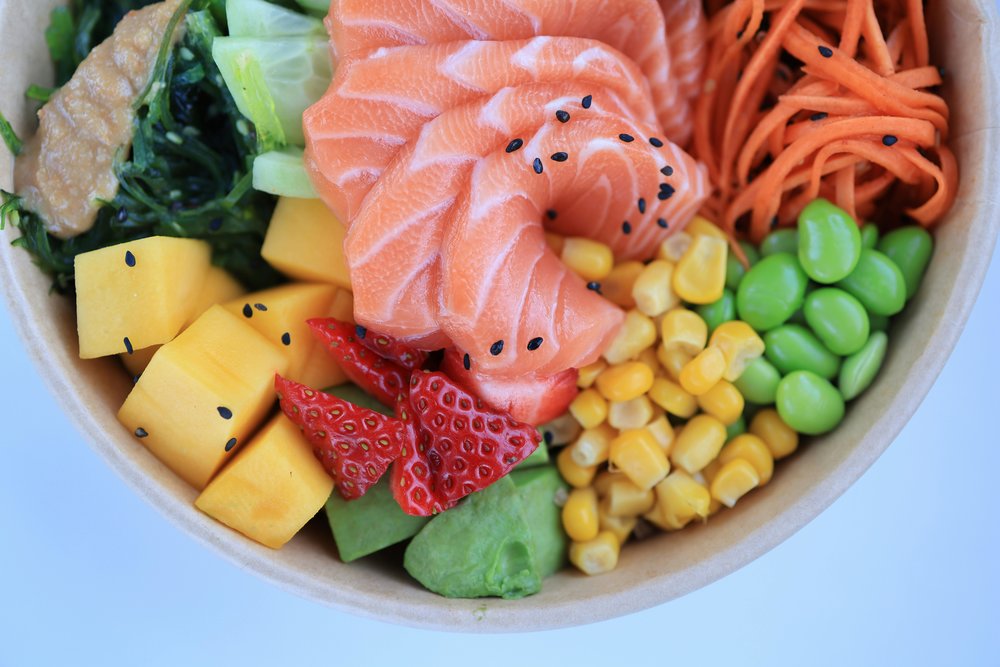Fresh Poke and Sashimi bowl  | Photo Credit: Valeria Boltneva on Pexels