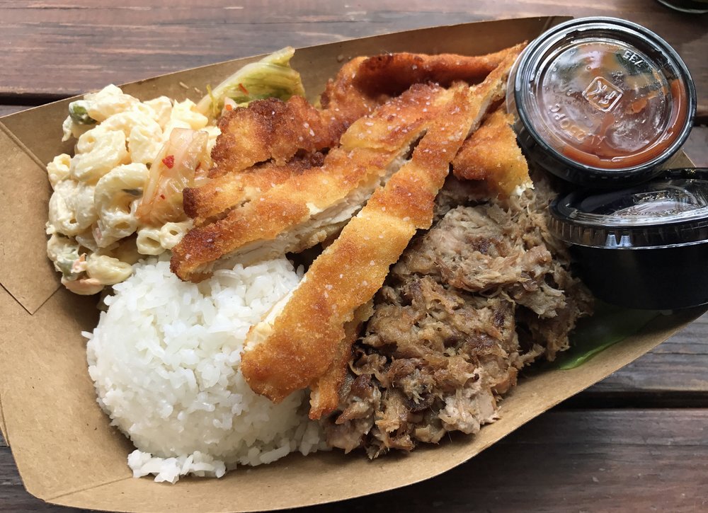 Chicken Katsu and Kalua Pork | Photo Credit: Flickr