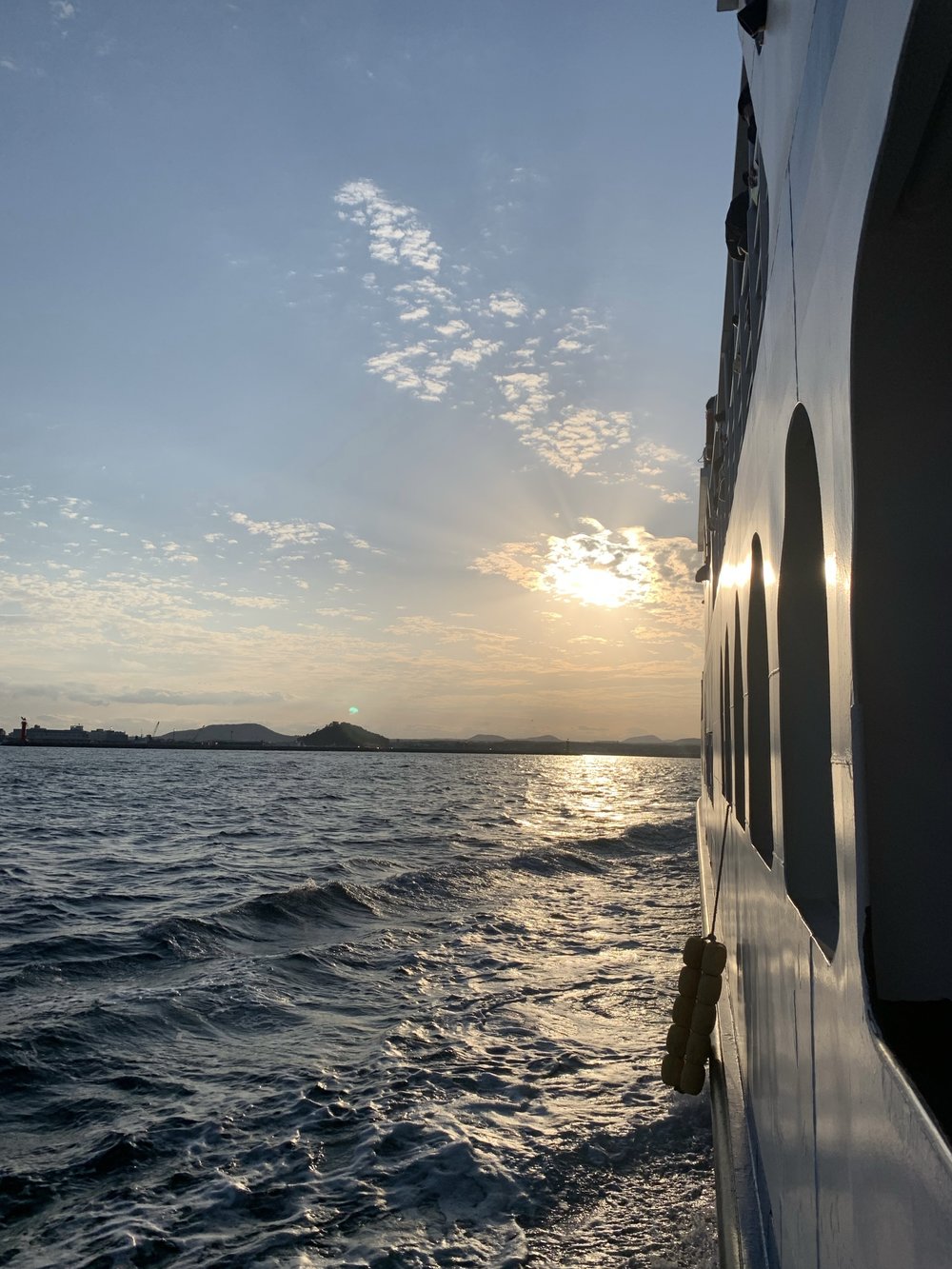 udo island ferry view