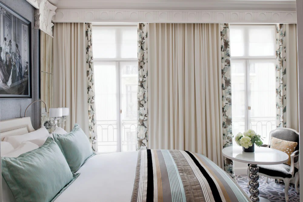 Hotel room at Sofitel Paris Le Faubourg.