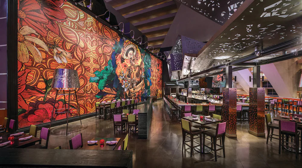 A lively dining scene at Luxor Las Vegas