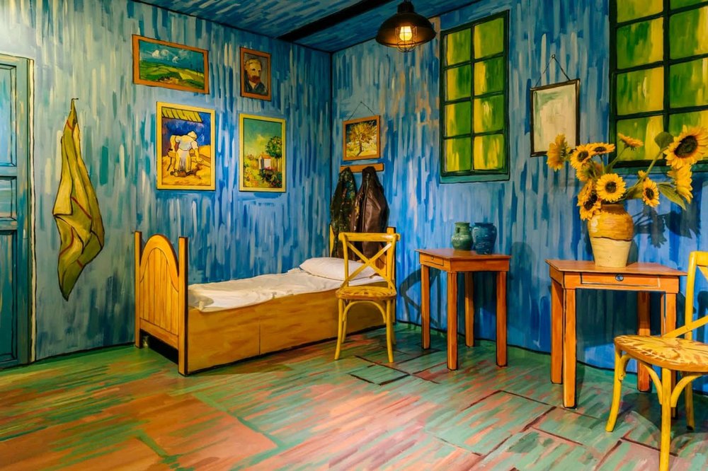 Exhibition space of Van Gogh’s room  | Photo Credit: Klook