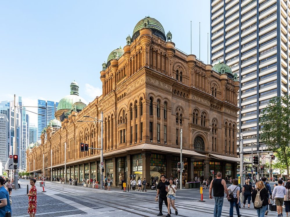 Queen Victoria Building Sydney surrounded by affordable food courts and budget eats