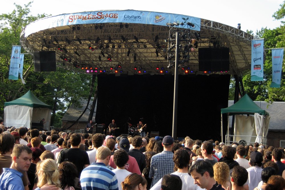 Free concert at Central Park’s Summer Stage | Photo Credits: Wally Gobetz on Flickr